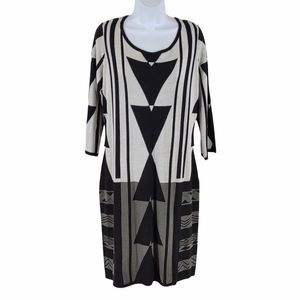 The Limited graphic design sweater dress